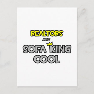 Realtors Are Sofa King Cool Postcard