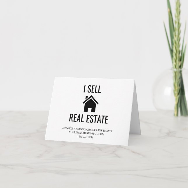 Realty I Sell Real Estate Marketing Card (Front)