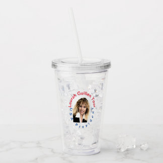 #REALUSAPRESIDENTLAURAHGUILLEN ACRYLIC TUMBLER
