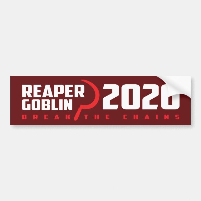 Reaper/Goblin 2020 Red Rising bumper sticker (Front)