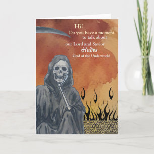 Reaper Halloween Card