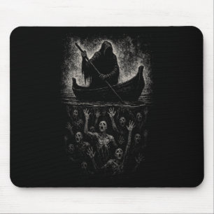 Reaper Horror Goth Charon Hades Underworld Mytholo Mouse Mat