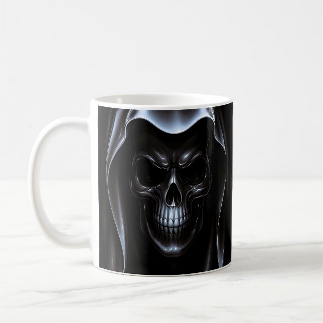Reaper Skull Coffee Mug (Left)