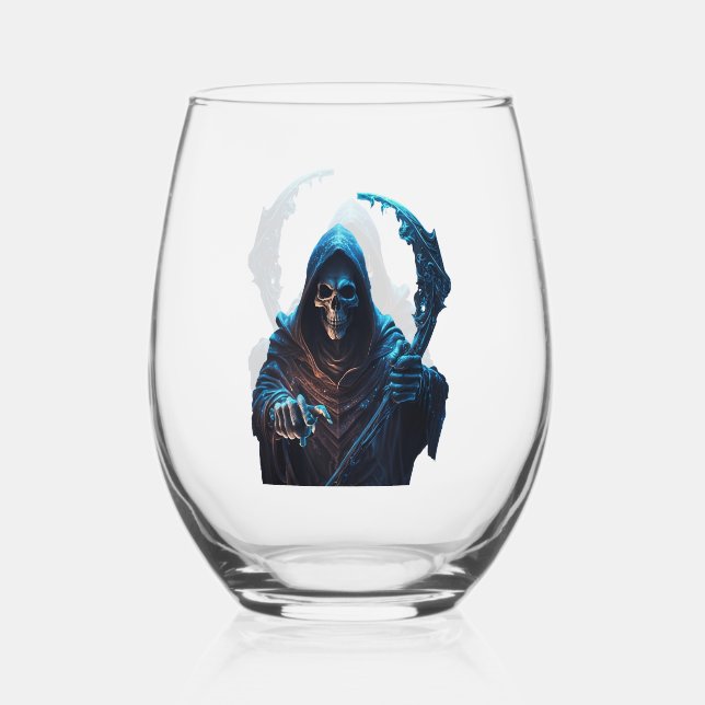 Reaper Wine Glass (Front)
