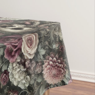Reaping in the Roses – Gothic Large Print Tablecloth