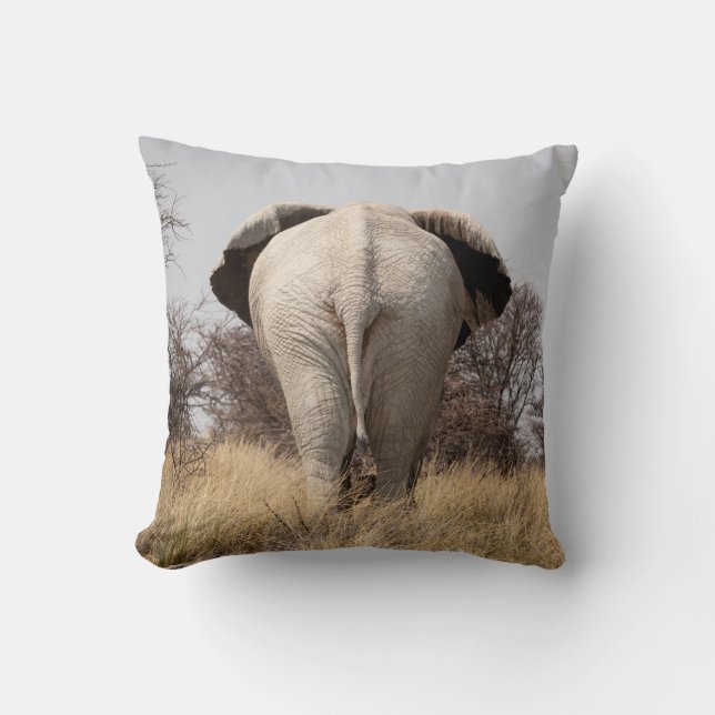 Rear view of elephant cushion (Front)