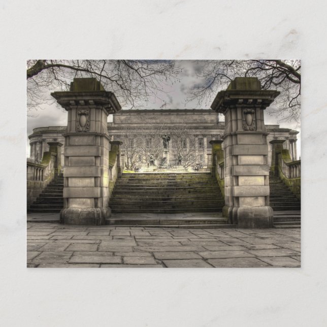 Rear view of St Georges Hall Liverpool, UK Postcard (Front)