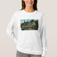 Rear View of the House of Seven Gables