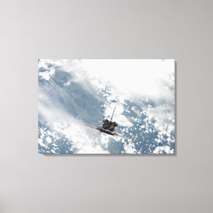 Rear view of the three main engines canvas print