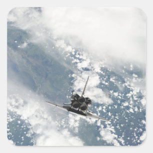 Rear view of the three main engines square sticker