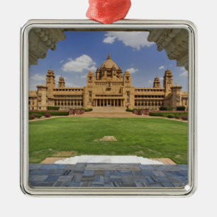Rear view of Umaid Bhawan Palace hotel, Jodjpur, Metal Tree Decoration