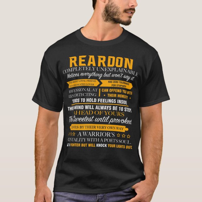 REARDON completely unexplainable T-Shirt (Front)
