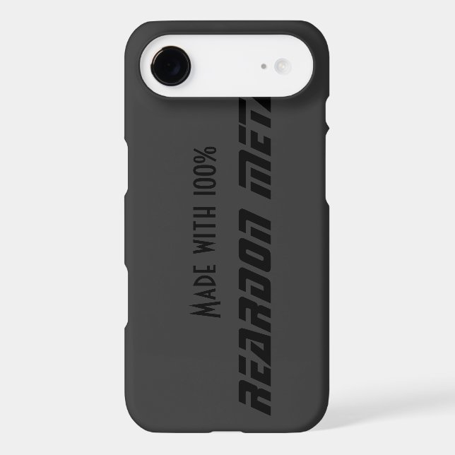 Reardon Metal iPhone Case (Back)