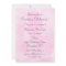 Rearing Horse and Flowers Pink Birthday Invitation