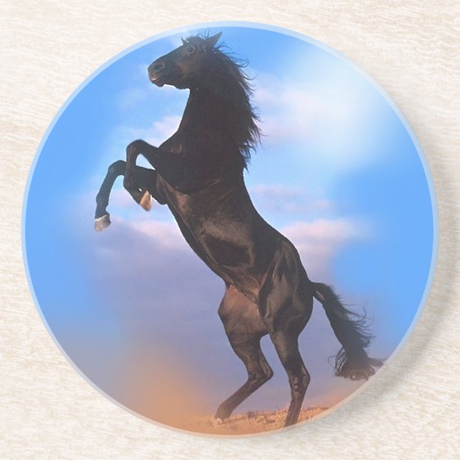 Rearing Horse Coaster (Front)