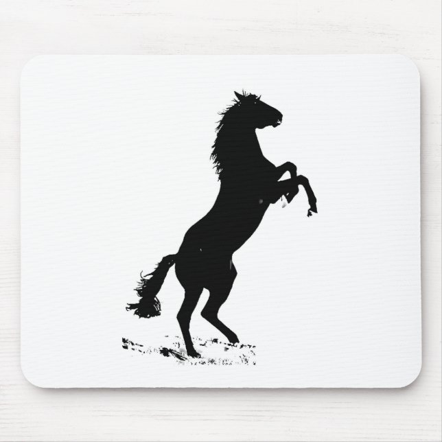 Rearing Horse Mouse Mat (Front)