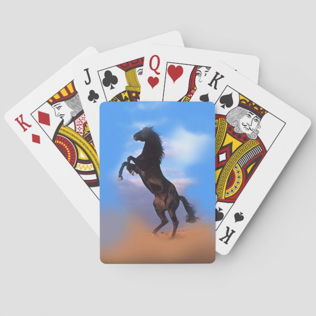 Rearing Horse Playing Cards (Back)
