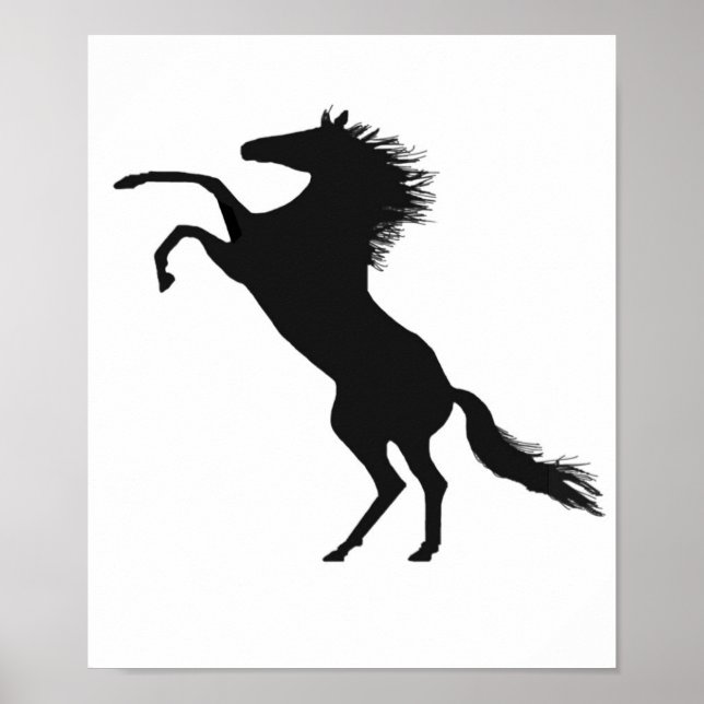 Rearing horse poster (Front)