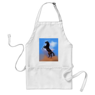 Rearing Horse Standard Apron