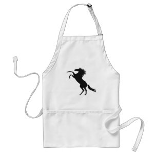 Rearing horse standard apron