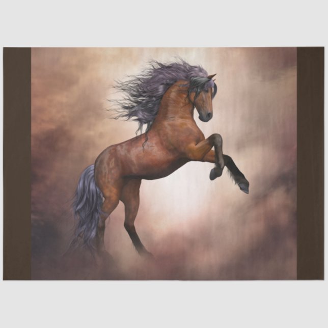 rearing horse tissue paper  (Front)