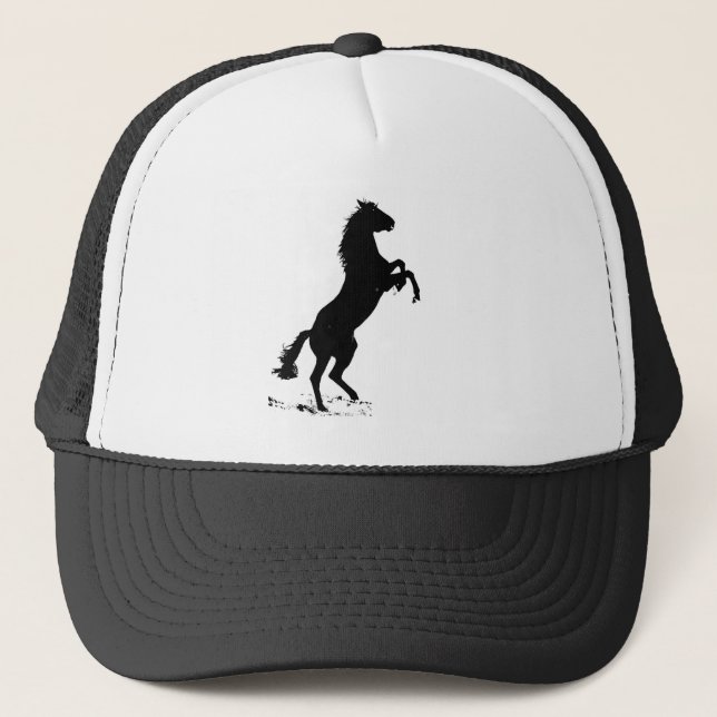 Rearing Horse Trucker Hat (Front)