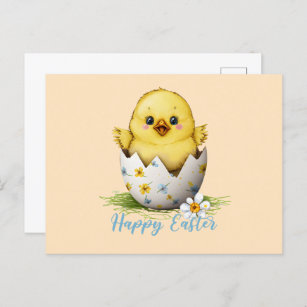 Reason Easter Eggs Chicken Happy Eclosion Postcard