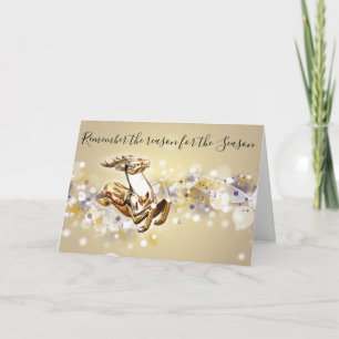 Reason for The Season Christian Christmas Card