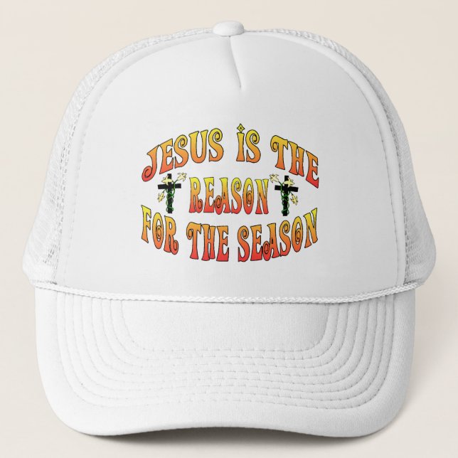 Reason For The Season Easter Trucker Hat (Front)