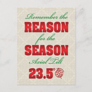 Reason for the Season Winter Solstice postcard