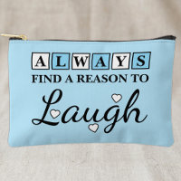 Reason to laugh white blue
