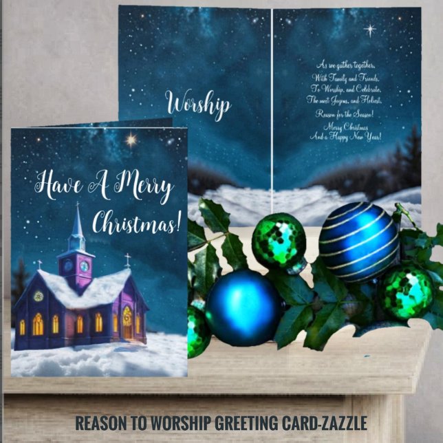 Reason To Worship Folded Greeting Card (Creator Uploaded)