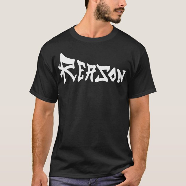 Reason (White Text) T-Shirt (Front)