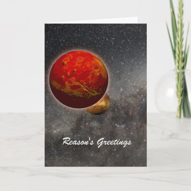 Reason's Greetings Holiday Card (Front)