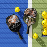 Reasons I Dinking Love You | 3 Photo Pickleball Paddle<br><div class="desc">"Reasons I Dinking Love You" pickleball paddle, with room for three of your own photos. Add your choice of personalisation. A perfect gift to let your other half know how much you love them! This photo pickleball paddle is perfect!!! These are Valentine's Day gifts that are perfect for sports fans,...</div>