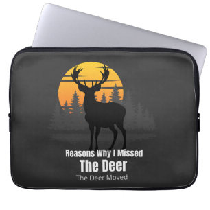 Reasons Why I Missed The Deer Laptop Sleeve