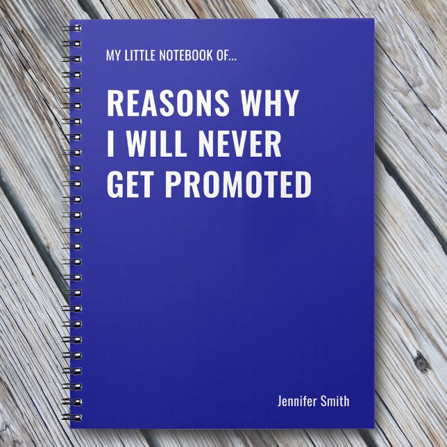 Reasons Why I Will Never Funny Quote Notebook (Creator Uploaded)