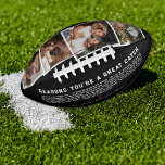 Reasons You're A Great Catch | 4 Photo American Football<br><div class="desc">"Reasons You're A Great Catch" football, with room for four of your own photos. Add your choice of personalisation. A perfect gift to let your other half know how much you love them! This photo football is perfect!!! These are Valentine's Day gifts that are perfect for sports fans, but moreover,...</div>