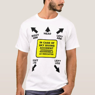 Reassemble Sky Diving Accident Funny Shirt