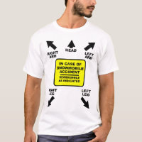 Reassemble Snowmobile Accident Funny Shirt Humour