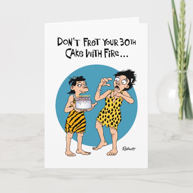 Reassuring 30th Birthday Card (Front)