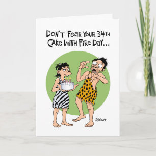 Reassuring 34th Birthday Card