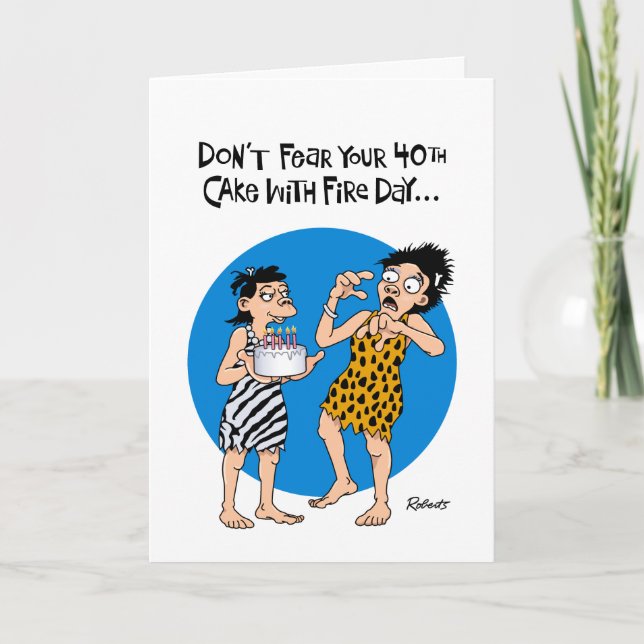 Reassuring 40th Birthday Card (Front)