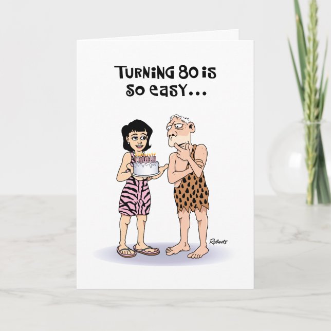 Reassuring 80th Birthday Card (Front)