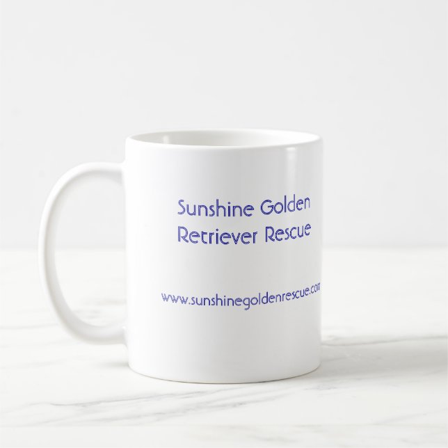 REBA SHINE - Coffe Mug - Sunshine Golden Retriever (Left)