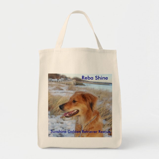REBA SHINE  Tote/Shop Bag - Sunshine Goldens (Front)