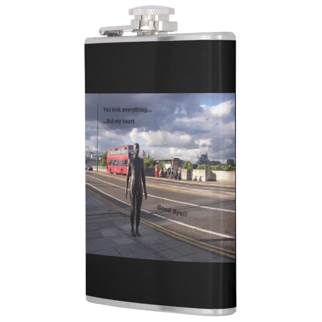 Rebachelor - Funny Divorce Party Gift - Flask (Left)