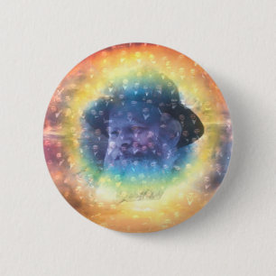 Rebbe 6 Cm Round Badge