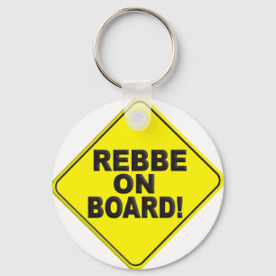 Rebbe on Board Key Ring