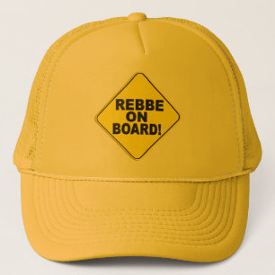 Rebbe on Board Trucker Hat